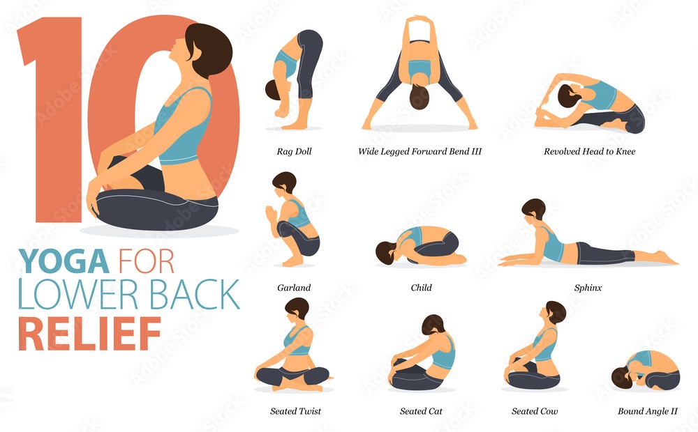 10 Best Yoga Poses for Back Pain, Spine and Sciatica Relief