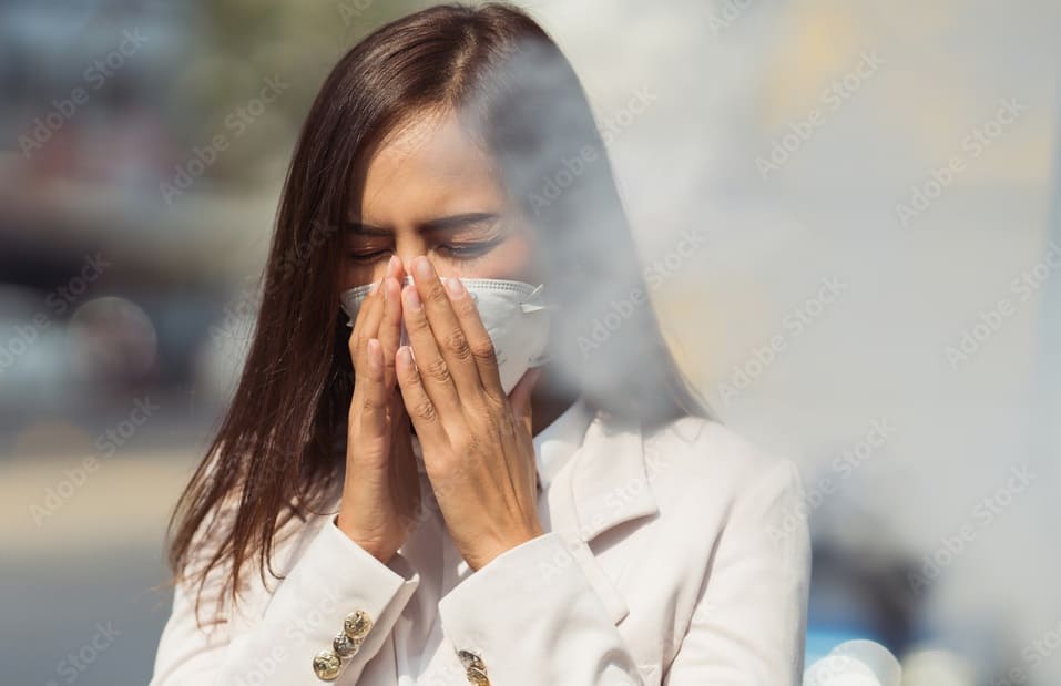 Toxic Air Harm Your Skin