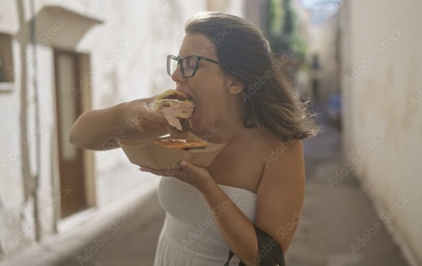 Eating While Standing