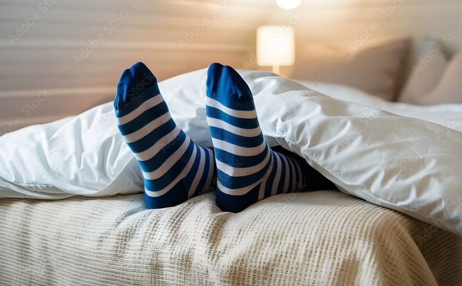 Wearing Socks While Sleeping