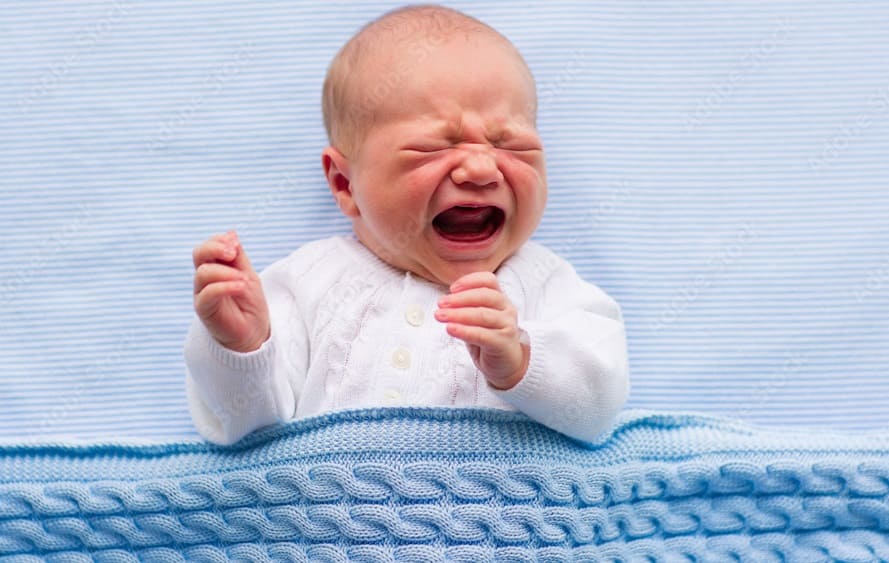 Newborn Baby Not Shed Tears While Crying