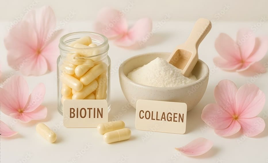Biotin and Collagen