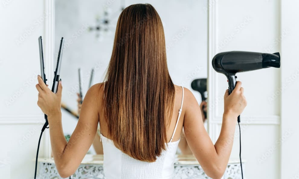 Straighten Hair at Home