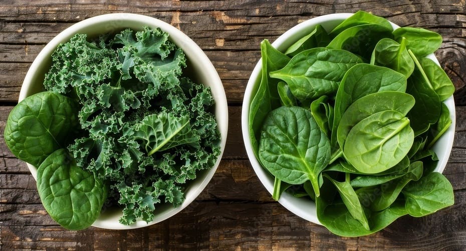 Spinach vs Kale