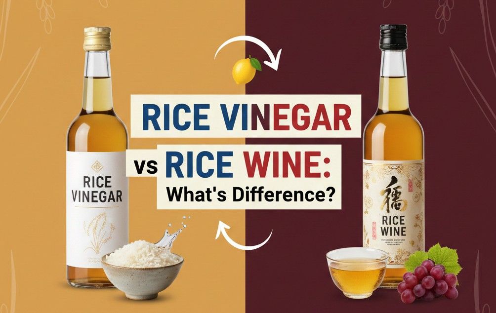 Rice Vinegar vs Rice Wine