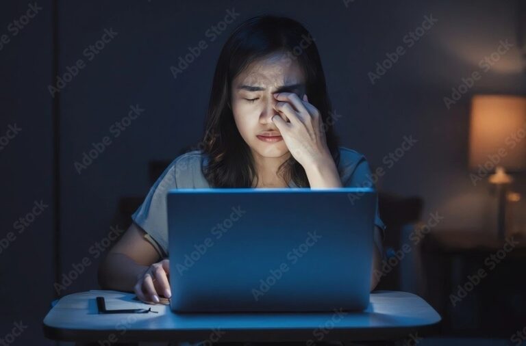 Image showcasing Digital Eye Strain: Causes, Symptoms, Treatment & Remedies