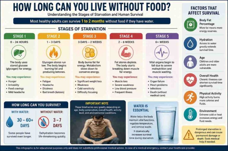 How Many Days Can A Person Survive Without Food