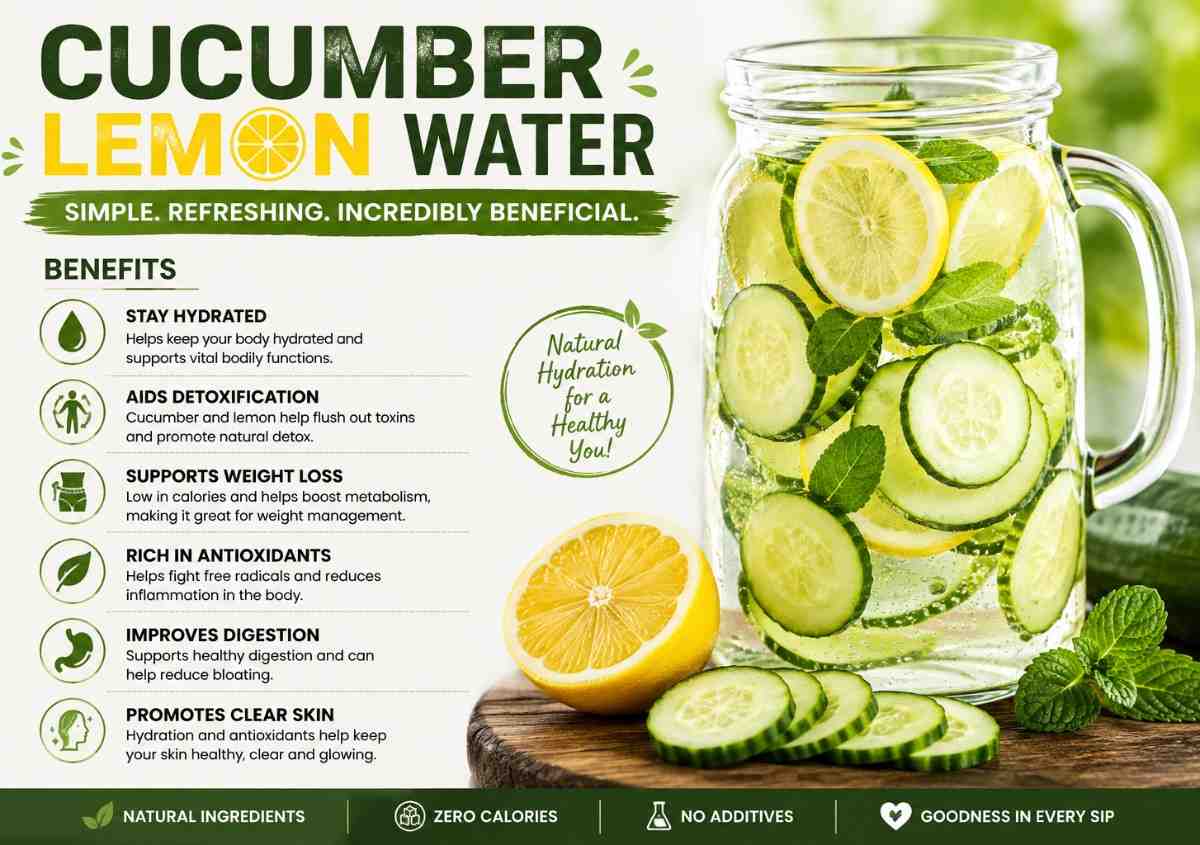Cucumber Lemon Water
