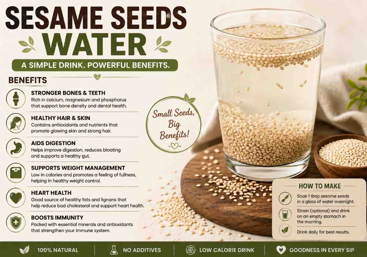 Sesame Seeds Water