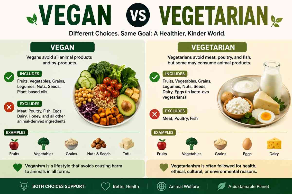 Vegan vs Vegetarian