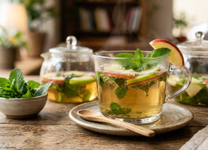 Apple Mint Tea