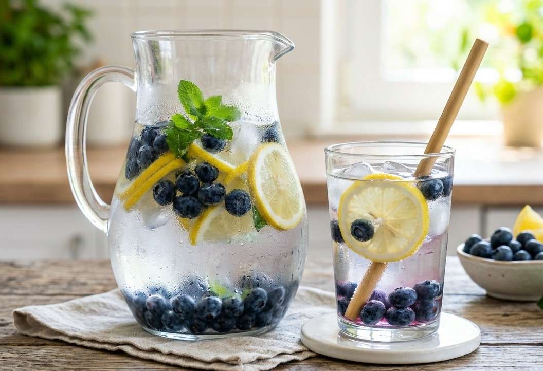 Blueberry Lemon Water