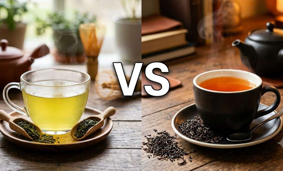 Green Tea vs Black Tea