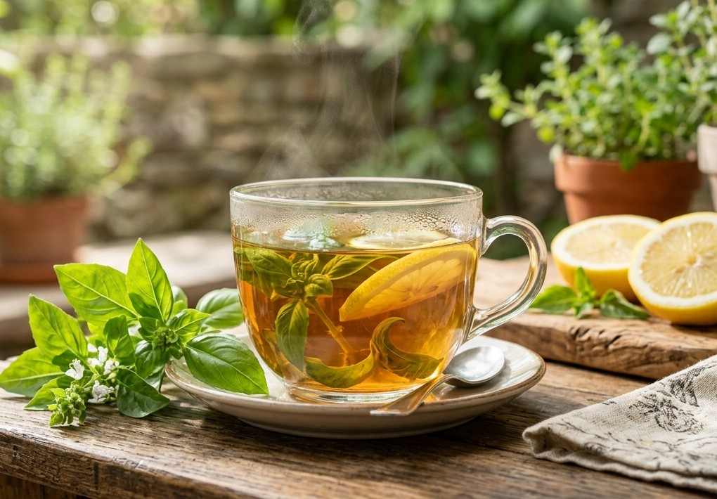 Lemon Basil Tea