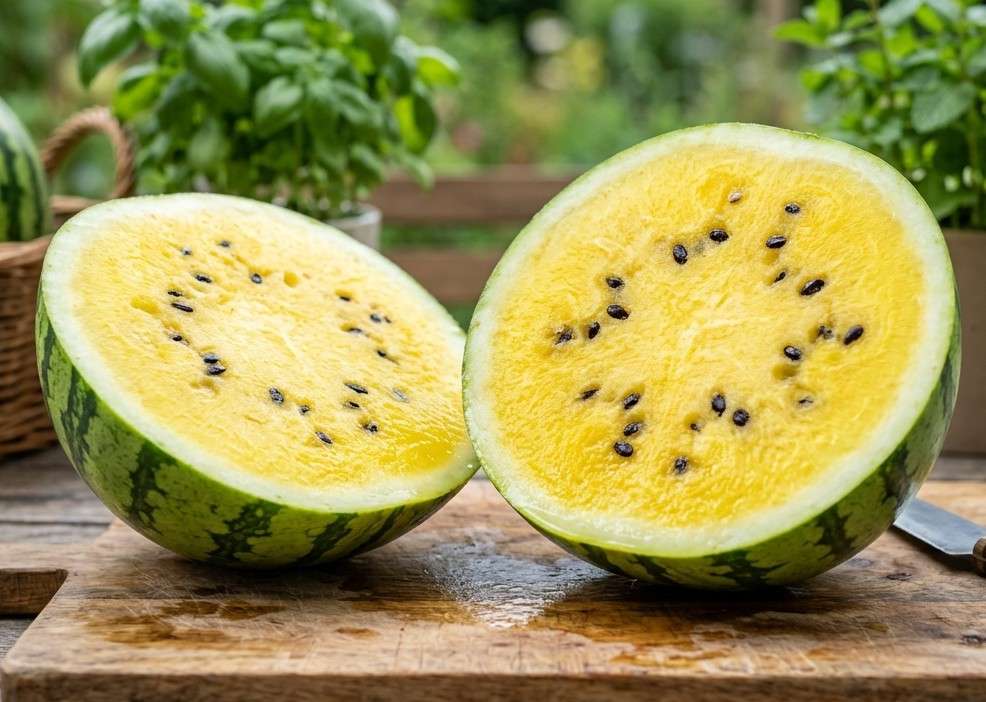 Yellow watermelon