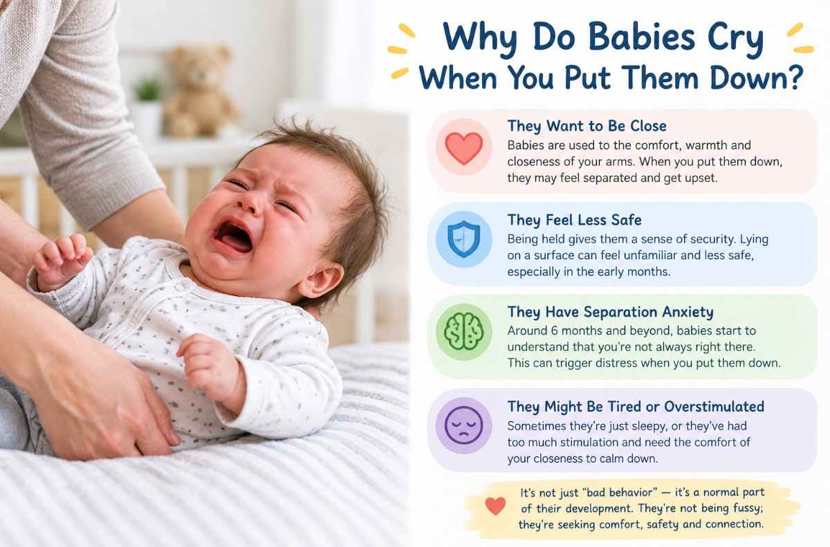 Babies Cry When You Put Them Down