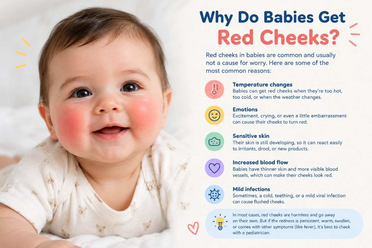 Babies Get Red Cheeks