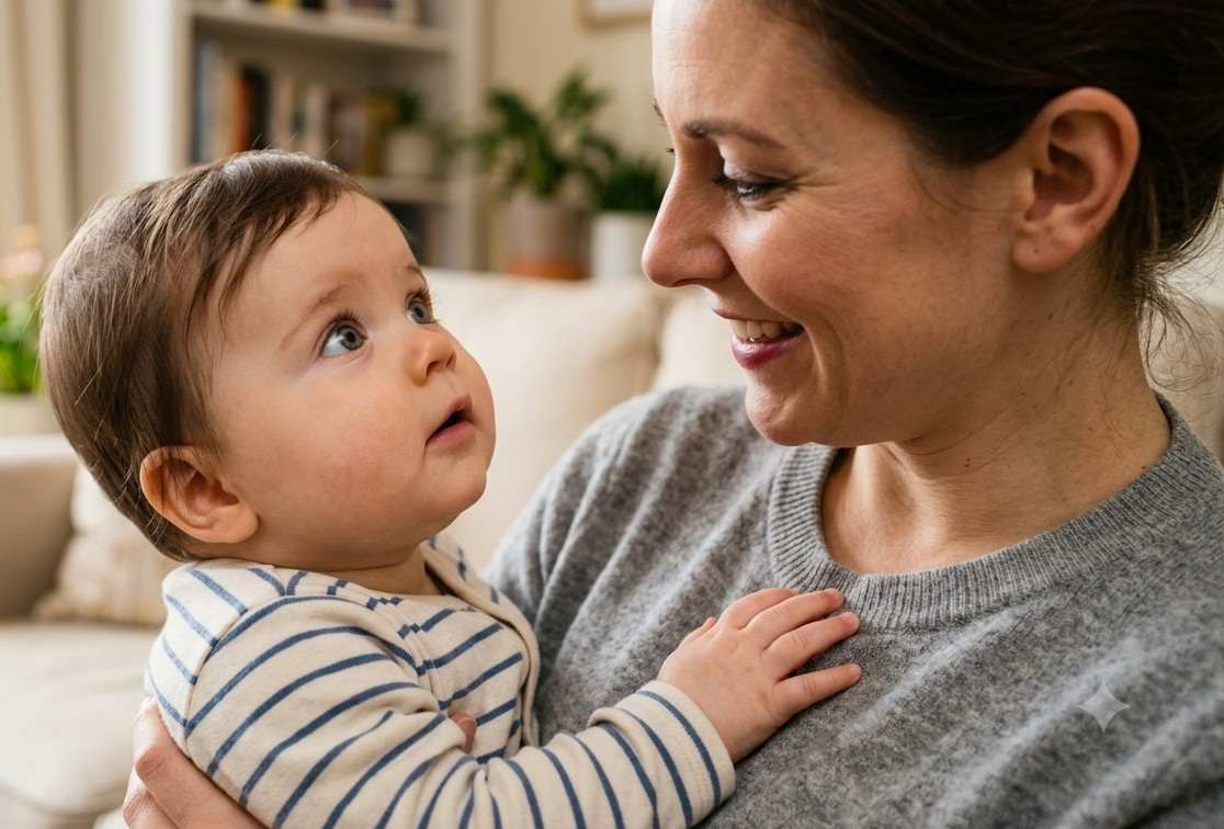 Babies Stare at People