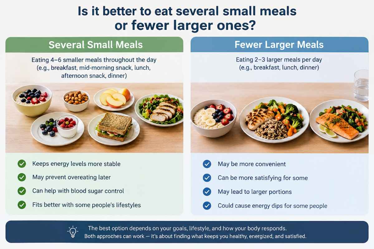 Several Small Meals or Fewer Larger Meals