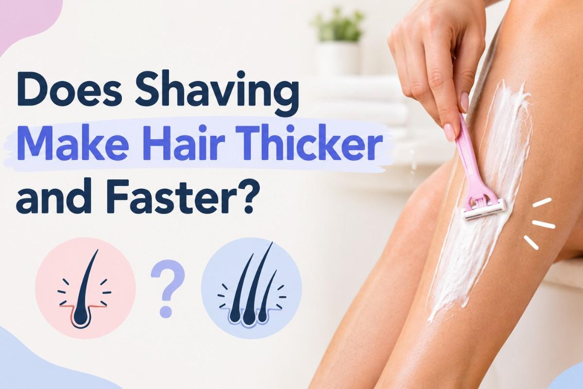 Shaving Make Hair Grow Back Thicker and Faster