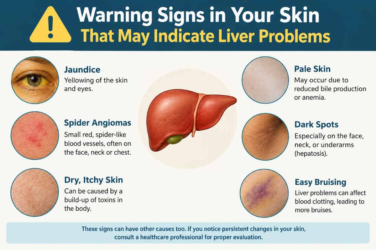 Skin Warning Signs That May Indicate Liver Problems