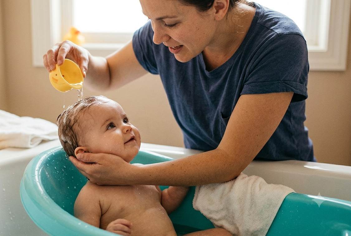Wash a Baby’s Hair